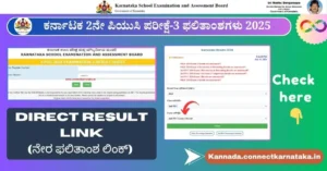 Karnataka 2nd PUC Exam 3 Results 2025 | ಕರ್ನಾಟಕ 2nd PUC ಪರೀಕ್ಷೆ 3 ಫಲಿತಾಂಶಗಳು 2025
