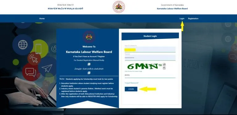 Labour-Card-Scholarship-login