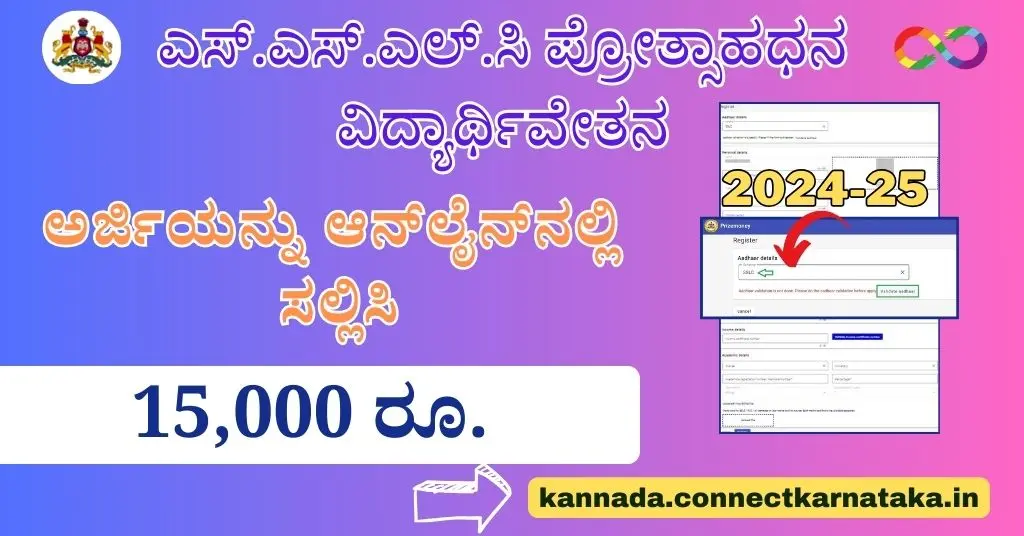 SSLC Prize Money Apply Online 2025-26,ಎಸ್.ಎಸ್.ಎಲ್.ಸಿ ಪ್ರೋತ್ಸಾಹಧನ ವಿದ್ಯಾರ್ಥಿವೇತನ