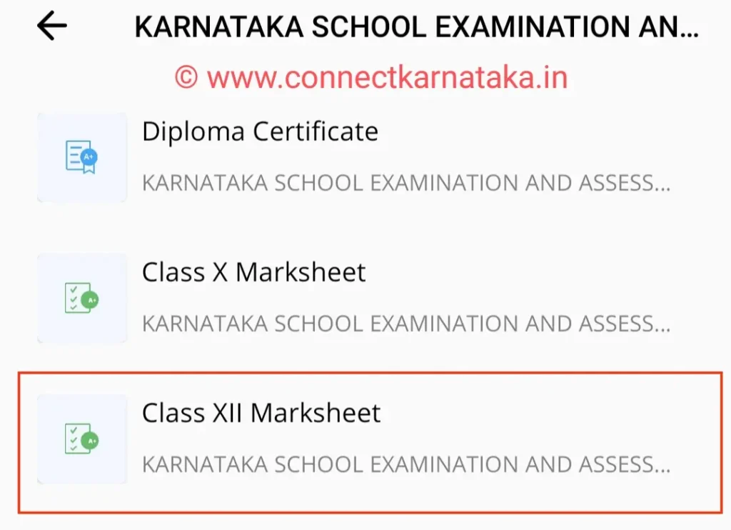 Karnataka-2nd-PUC-MarksCard-Download-Step-4